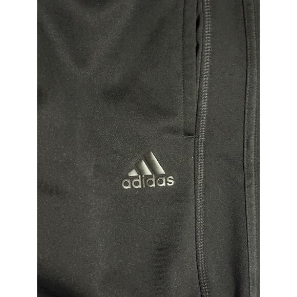 Adidas Black Baggy Wide Leg Sweatpants Track Pants Y2K Skater Comfy - Men’s XL - Picture 2 of 10
